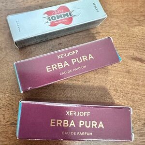 Xerjoff bundle: Erba Pura x 2 and iommi samples